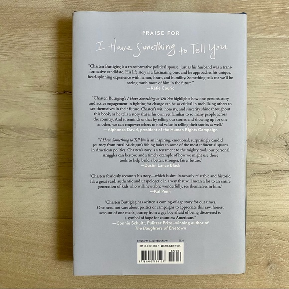 “I Have Something To Tell You” by Chasten Buttigieg - Hardcover - Picture 2 of 13